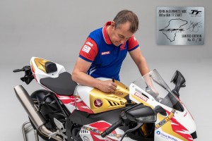 Limited Edition Honda CBR1000RR-R Fireblade SP Special Livery in John McGuinness 100th TT Start Replica