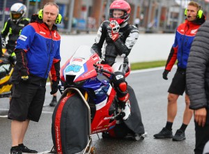 Saturday at Brands Hatch is wild and windy