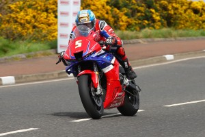 Dean Harrison second quickest in Superstock after the opening day of the NW200