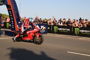 Dean Harrison breaks practice week standing start TT lap record.