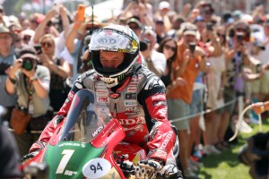 John McGuinness MBE honoured with Goodwood FOS balcony moment